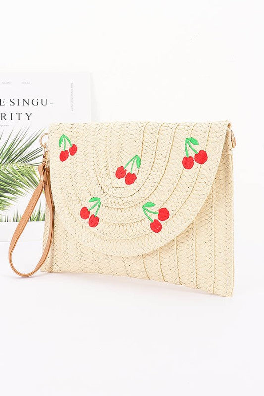CHERRY CLUTCH BAG