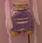 GLAMOUR SKIRT (SILVER)
