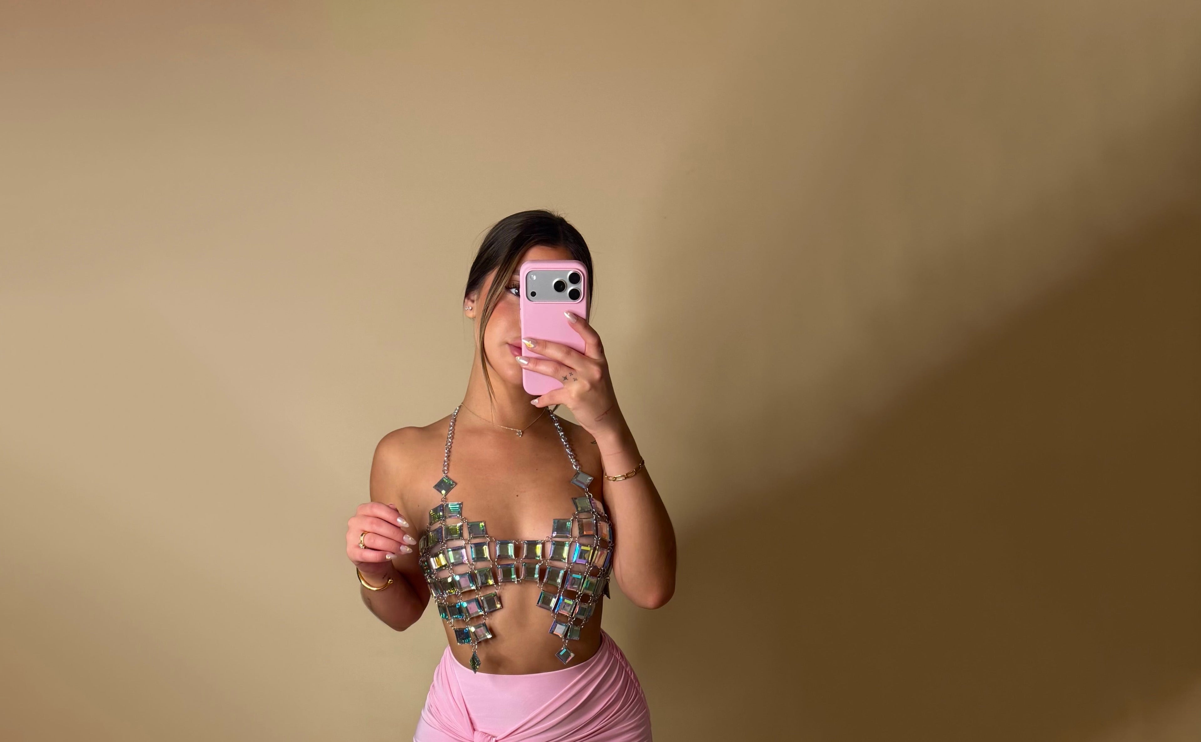 DOLL TOP (SILVER MULTI)