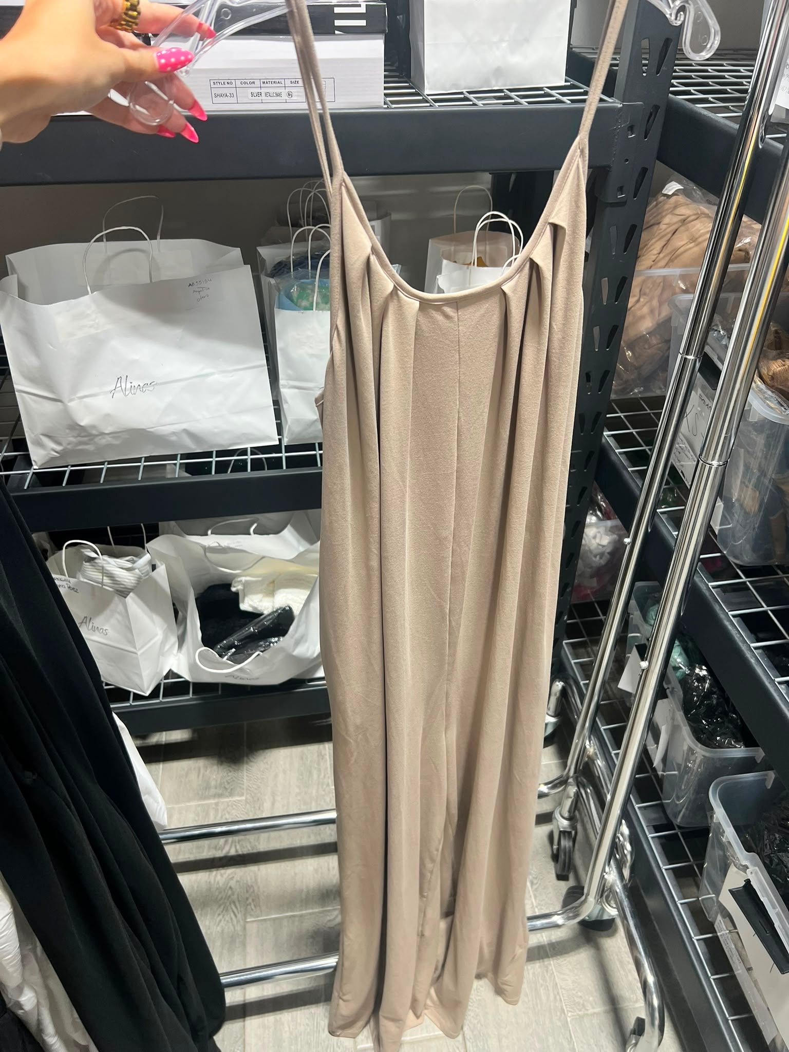 CLARIBEL JUMPSUIT (TAUPE)