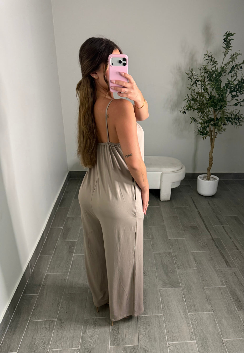 CLARIBEL JUMPSUIT (TAUPE)