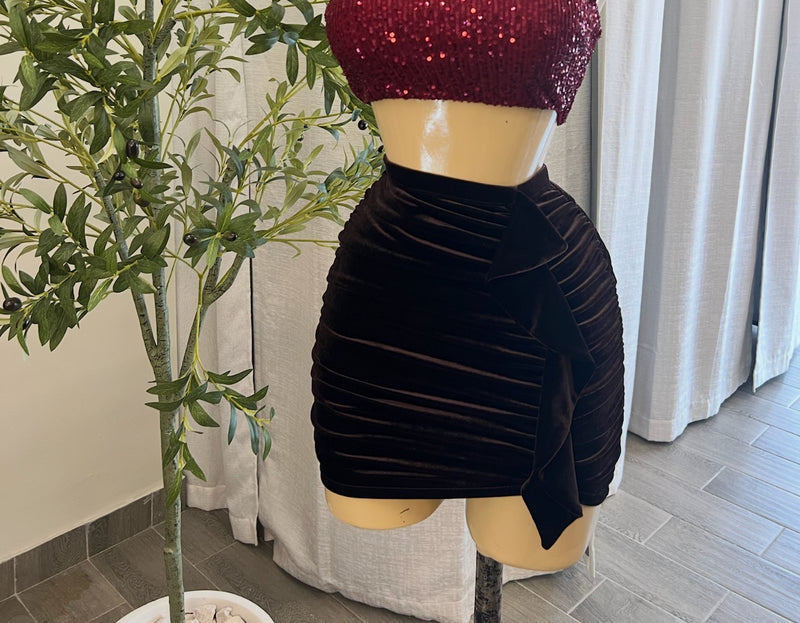 VIENNA RUFFLE SKIRT