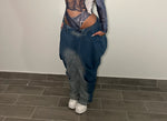 UNIQUE DRAPE JEANS