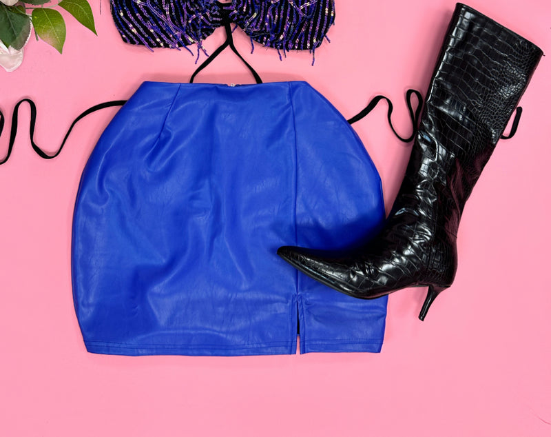 KEIRA SKIRT (ROYAL)