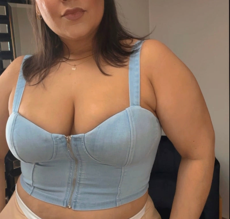 NAOMI DENIM CORSET