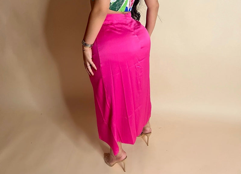 FRONT RUCHED SKIRT
