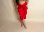 FRONT RUCHED SKIRT