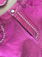 METALLIC HEART SET (HOT PINK)