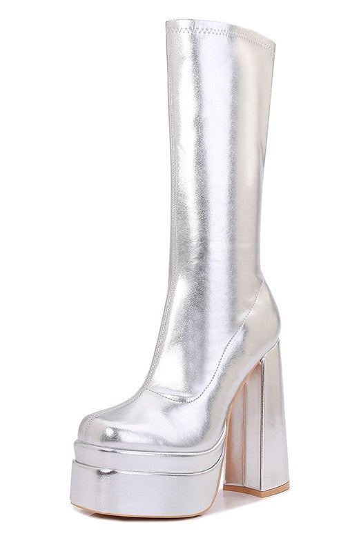 SAMANTHA BOOT (SILVER)