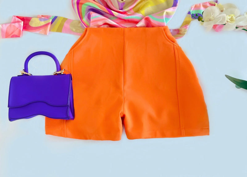 KELLY SHORT (ORANGE)
