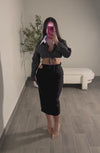 OLIVIA SKIRT (BLACK)