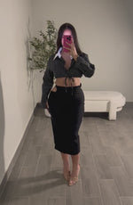 OLIVIA SKIRT (BLACK)