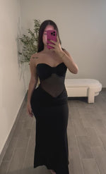 TESSA MAXI DRESS (BLACK)
