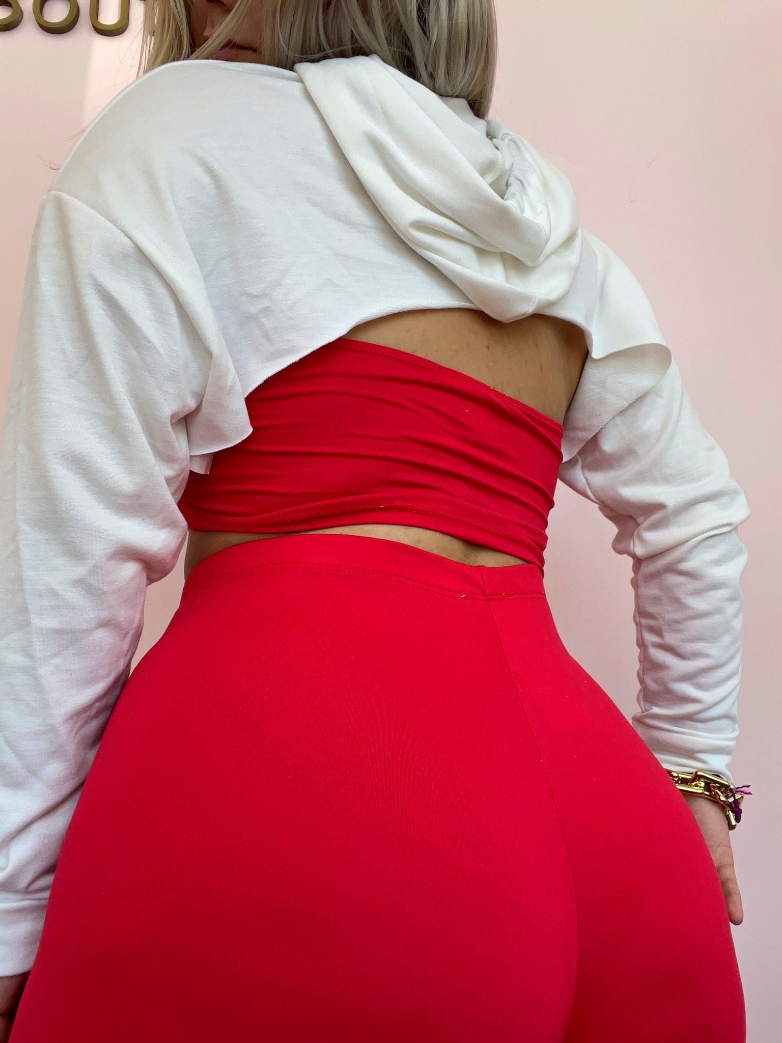 BADDIE CROPPED HOODIE