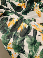 PALM LEAF SKIRT (WHITE)