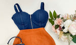 NAOMI DENIM CORSET