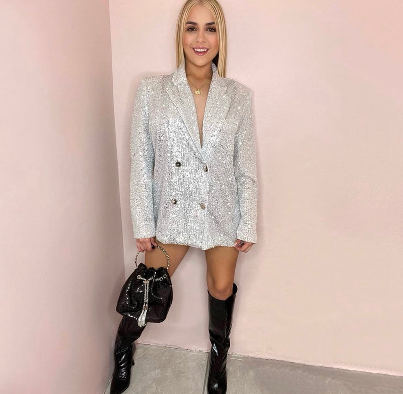 SKY SEQUIN BLAZER
