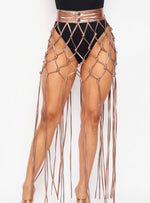 TRILL METALLIC SKIRT